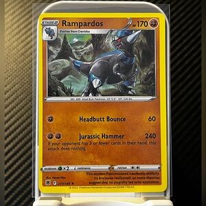 Pokémon TCG RAMPARDOS Sword & Shield Astral Radiance #077/189 RARE Pokemon Card